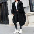 thumbnail image 5 of snowsong Womens Winter Coats,Faux Fur Coat,Women Winter Coat Fashion Plus Size Coat Luxury Long Jacket Coat Ladies Warm Hooded Upgrade Coat Outwear ,Trench Coat Women,Fleece Jacket Women,Black,XL, 5 of 9