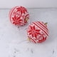 thumbnail image 4 of 6 piezas de bola de lana tejida para árbol de Navidad, adornos navideños, decoración colgante para árbol de Navidad (rojo grande), 4 of 8