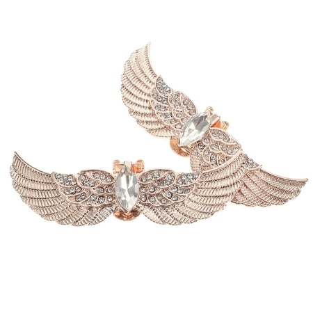 2 Pcs Decorative Shoe Clips Jewelry Decoration Wedding Sign Rose Gold