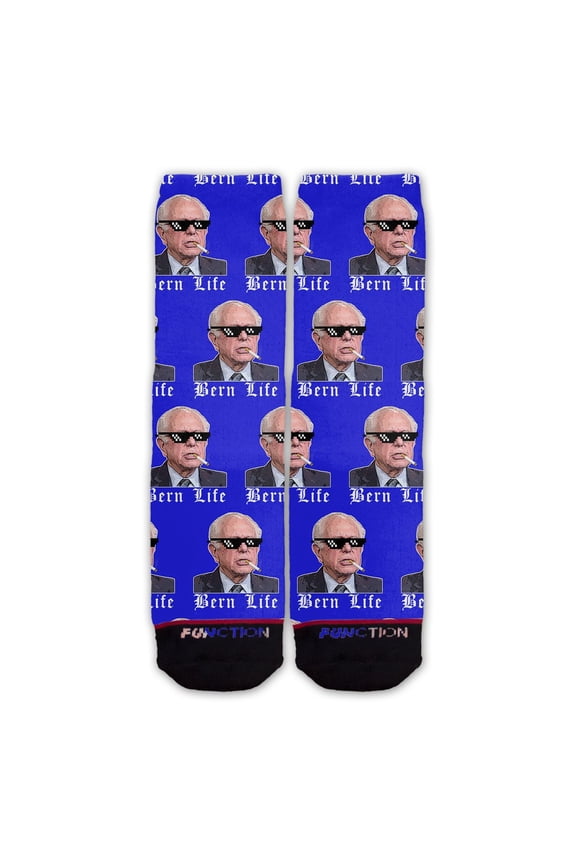 - Bern Life Thug Life Bernie Sanders Fashion Socks