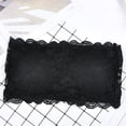 thumbnail image 5 of Women's Strapless Lace Bandeau Bra Padded Tube Top Transparent Straps, 5 of 7
