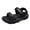 M10-Black, variant on 7-8 Years Boys Sandal Summer Open Toe Beach Shoes Sole Kids Footwear Active Footwear Green