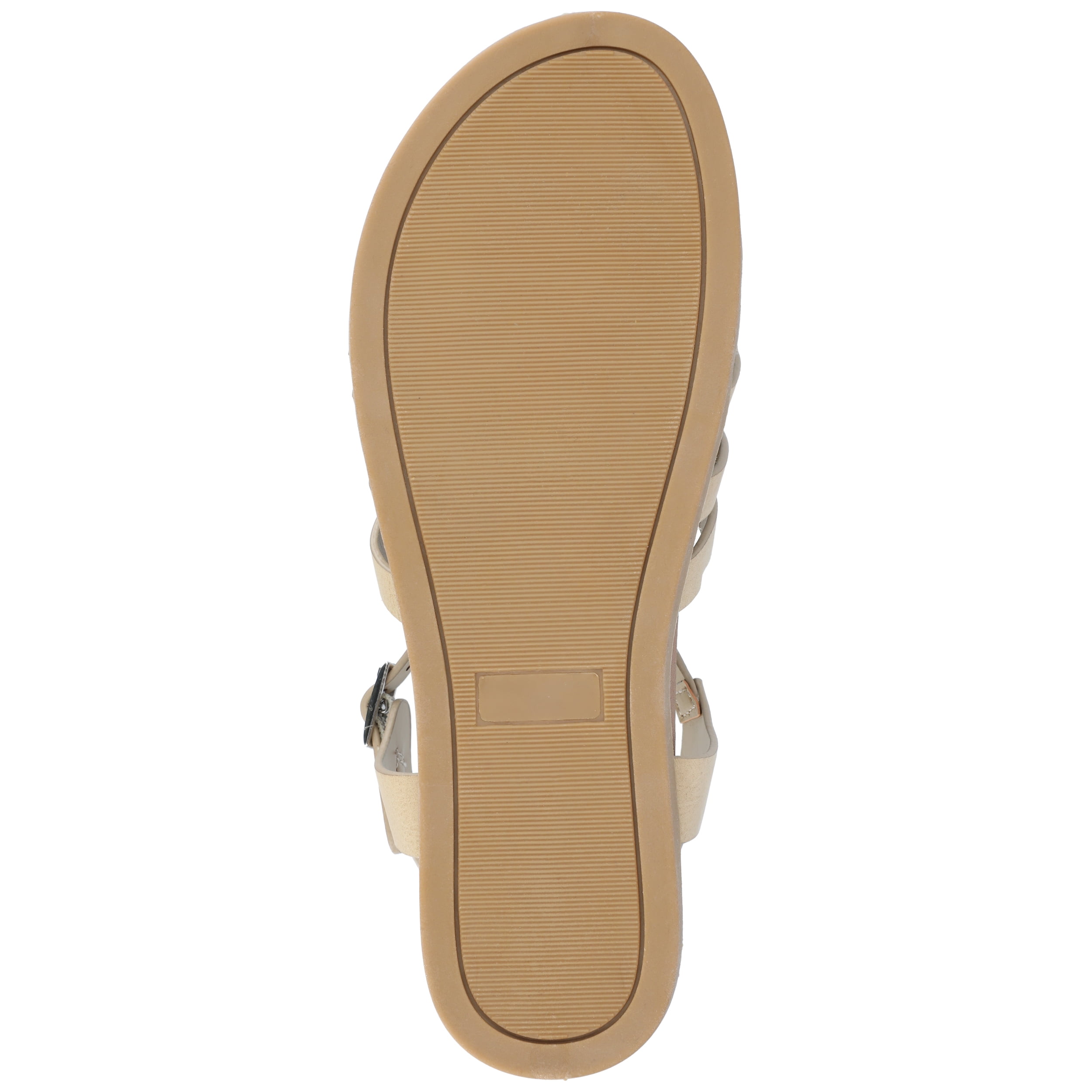 Journee Womens Kimmie Ankle Strap Flat Sandals