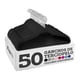 thumbnail image 1 of 50 Ganchos Para Ropa De Terciopelo, Gancho Plateado Giratorio De 360 Grados, Adecuado Para Todo Tipo De Ropa, Antideslizante Color Negro, 1 of 6