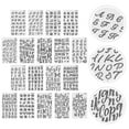 thumbnail image 5 of KAKOWELY stencils for letters 20pcs Reusable Plastic Stencils for Painting Small Alphabet Stencils for DIY Scrapbook Lettering Templates for Crafts Journaling Drawing Letter Stencils for Painting, 5 of 5