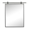 thumbnail image 2 of Solene Black Metal Farmhouse Wall Mirror, 2 of 6
