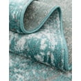 thumbnail image 5 of Unique Loom Sofia Collection Area Rug - Casino Bundle (5' 3" x 8' Rectangle Turquoise/Ivory), 5 of 9