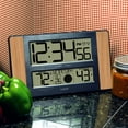 thumbnail image 3 of La Crosse Technology Atomic Digital Clock with Outdoor Temperature, Wood Oak, 0, 3 of 8