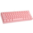 thumbnail image 1 of RGB Backlit Keyboard, USB Keyboard Ergonomic Design Mechanical 61 Keys Backlight  For Desktop For Laptop, 1 of 8