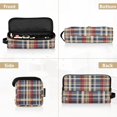 thumbnail image 5 of Hair Tools Storage with Heat Resistant Mat- Red Checkered Pattern Printed Curling Iron Travel Bag/Flat Iron Case for Women, 5 of 8