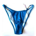 thumbnail image 5 of Victoria's Secret Swim Chain Trap Push Up Top Bikini 2 Piece Set Blue Size 34DDD/Medium, 5 of 6