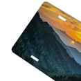 thumbnail image 3 of Yehwow Smoky Mountains Sun Forest Metal Car Plate Aluminum License Plate, 3 of 6