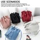 thumbnail image 5 of Bolso tipo cubo y bolso con flecos para mujer, bolso tipo cubo con cuerda, bolso cruzado de un solo hombro a la moda, bolso cruzado novedoso, 5 of 5