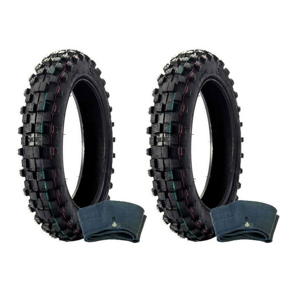 SET OF TWO Tires 2.50-10 Mini Dirt Bike with Inner Tubes