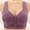B144 Purple Clearance Bras under $5, variant on Bras Under $5! Cagogo Women's Full Coverage Front Closure Wire Free Bra Comfortable No Underwire Pushup Daisy Bras Plus Size Supportive Everyday Bras for Older Women Brasieres Para Mujer