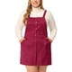 thumbnail image 2 of Vestido de mujer de talgrande con tirantes y cintualde ante Rojo oscuro XL, 2 of 6