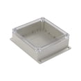 thumbnail image 1 of HUGFEGWE Junction Box ABS Plastic Dustproof Waterproof IP67 Universal Electrical Project Enclosure with Transparent Clear Cover and Fixed Ear 7.56" x 7.40" x 2.76" U2536-19148, 1 of 7