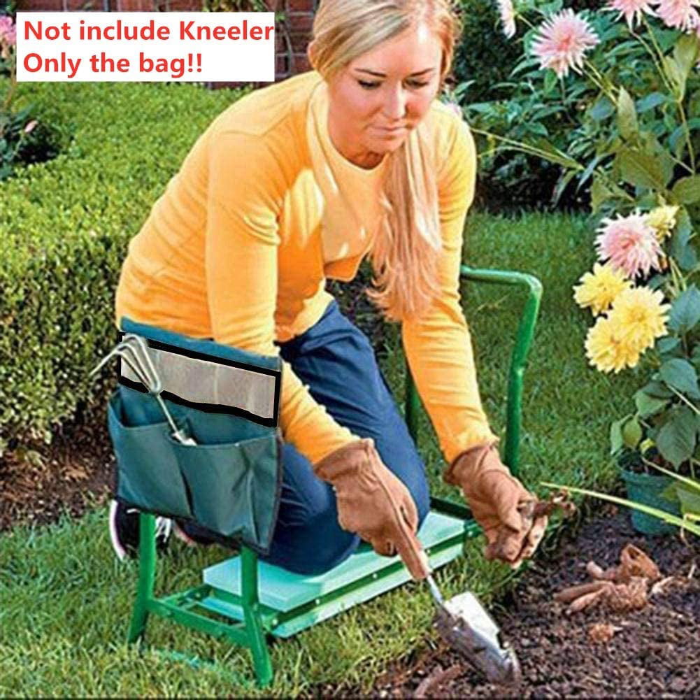 Garden Kneeler Tool Oxford Bags 14.2*11.8'' with Handle for Kneeling Chair 
