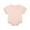 Pink, variant on XEGLSBU Baby Summer Romper Short Sleeve Solid Color Round Neck Bodysuit for 3-24 Months Toddler Clothes White Size