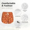 thumbnail image 6 of Lsque Pizza Printed Women's Running Shorts with Liner Pockets,Elastic Quick Dry Workout Athletic Gym Yoga Shorts,Womens High Waist Shorts-Large, 6 of 9