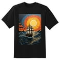 thumbnail image 2 of Plus Size Shirt for Women Black Tops for Women Oversized Short Sleeves Shirt for Women Ship3 T Shirt Crewneck Shirt for Women 3XL, 2 of 5