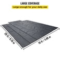 thumbnail image 3 of Lonas de cama plana VEVOR, lona de camión de cama plana de 18 oz, lona de madera de vinilo de 16x20 pies, lona de remolque negra resistente con anillos en D de acero inoxidable y una solapa para cami, 3 of 8