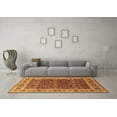 thumbnail image 3 of Ahgly Company Indoor Rectangle Oriental Brown Industrial Area Rugs, 7' x 10', 3 of 4
