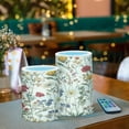 thumbnail image 3 of Yayeee Flameless Candles with Remote Flickering Battery Operated Multi Color Changing, Beige Floral, 3 of 7