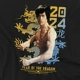 thumbnail image 2 of Bruce Lee T-Shirt Two Tone Year of The Dragon Unisex Graphic Tee For Men & Women, 2 of 7