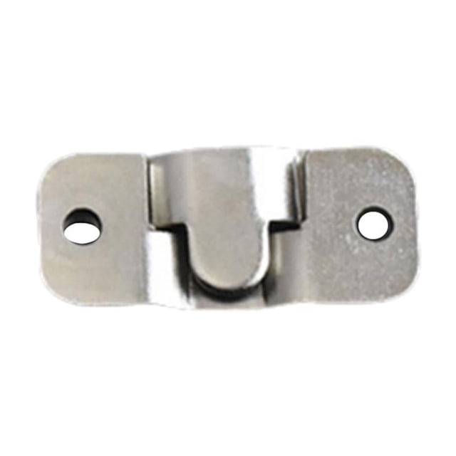Ruifaya Conectores para muebles, ganchos, 2 piezas, montaje empotrado, de acero inoxidable, con clip para colgar