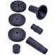 thumbnail image 3 of Juego de bomba de fuente de agua solar de 1,8 W, bomba de fuente sumergible para exteriores con 4 cabezales de aspersor, perfecto para baño de pájaros, estanque y circulación de agua (9,8 pi, 3 of 5