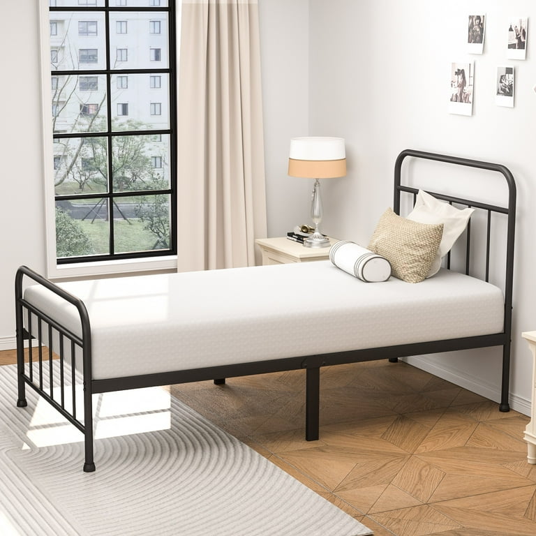 適当な価格 Mainstays Walmart.com - Black Bed, Spindle Metal Twin Ardent その他