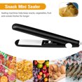thumbnail image 1 of Mini sellador de bolsas, sellador de alimentos al vacío con calefacción eléctrica de mano (negro, blanco, EE. UU.) Ehuebsd Libre de BPA, 1 of 7
