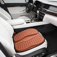 thumbnail image 5 of Soft Thin Gel Seat Cushion for Car Seat, Office Chair, Wheelchair, Stadium - Non-Slip Car Seat Cushions - Sciatica and Tailbone Pain Relief (Orange), 5 of 6