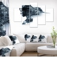 thumbnail image 1 of Woman Portrait Double Exposure - Portrait Canvas Art Print, 1 of 4