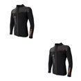 thumbnail image 4 of Wosthever Top de neopreno de 3 mm Trajes de neopreno Chaqueta con cremallera frontal de manga larga Surf Buceo Type1 NO1, 4 of 4