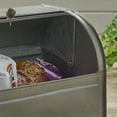 thumbnail image 3 of Park Designs Gray Metal Breadbox, 3 of 4