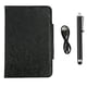 thumbnail image 2 of Estuche Portátil de material cuero Con En Folio Con Inalámbrico Extraíble Y Lápiz óptico Para Tabletas De 9 Pulgadas Negro Yotijar Estuche para teclado Bluetooth Stylus, 2 of 10