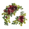 thumbnail image 5 of S SERENABLE 2Pcs Wedding Arch Flowers Artificial Flower Rustic Centerpiece Wedding Decor Flower Arrangement for Wedding Ceremony Backdrop Red, 5 of 8