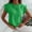 Green, variant on Womens Summer Trendy Tee Ruffle Sleeve Blouses Tops Casual Lightweight Shirts Loose Fit Soft Tees Pullover