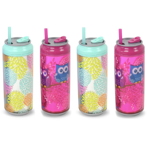 Cool Gear 16Ounce Can Assortment, 4Piece Set