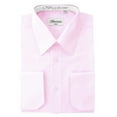 thumbnail image 1 of BERLIONI MEN'S CONVERTIBLE CUFF SOLID DRESS SHIRT-PINK-L sleeve 36/37, 1 of 1