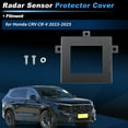 thumbnail image 3 of Unique Bargains Radar Sensor Protector Cover for Honda CR-V CRV 2023 2024 2025 Front Distance Grille Emblem Radar Sensor Anti-Theft Bracket Frame with Screws Accessories, 3 of 7