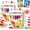2 Pcs, variant on 6-Color Puffy Popcorn Drawing Art Kit | Heat-Activated Expanding Coloring Markers with 2 Free Doodle Books | Creative 3D Bubble Art Supplies for Greeting Cards & Seasonal Craft Fun, Ages 5+ Friendly