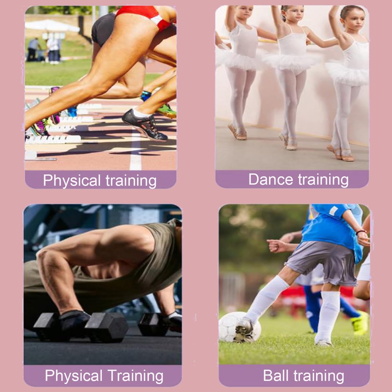 Kids Ankle and Wrist Weights - 0.3KG Leg Weights Set, Comfortable Iron Sand Filling, Adjustable Straps for Dance, Fitness, and Strength Training - Ideal for Children