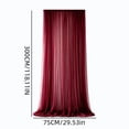thumbnail image 3 of AUNVITO Clearance Outdoor Privacy Curtain 118.1x29.5 Inch Mesh Sheer Patio Curtain for Garden Balcony Outdoor Mosquito Privacy Curtain Great Gift Choice for Family and Friends, 3 of 7