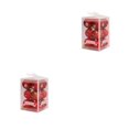 thumbnail image 1 of Matsuzay Paquete de 12 bolas de Navidad decoración del árbol vacaciones interior exterior adornos ventana plástico reutilizable decoración Rojo 2Conjunto, 1 of 6