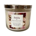 thumbnail image 3 of Bath & Body Works Dahlia Scented 3 Wick Candle 14.5 oz, 3 of 4