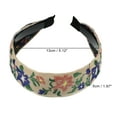 thumbnail image 4 of 1 Pc Diadema Clásica de Bordado Bohemio para Mujeres y Niñas de 1.97" de Ancho Beige, 4 of 6