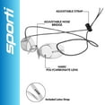 thumbnail image 3 of Sporti Swedish Goggles - Antifog, UV Protection, Bungee Strap, Adjustable Fit, 3 of 6
